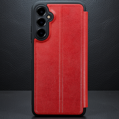 Samsung Galaxy A56 Kılıf Flip Cover - Kırmızı