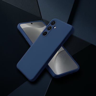Samsung Galaxy A56 Kılıf Nano İçi Kadife Silikon - Lacivert