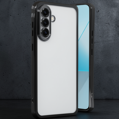 Samsung Galaxy A56 Kılıf Razer Lensli Silikon - Siyah