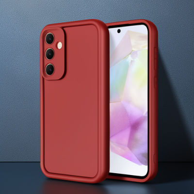 Samsung Galaxy A56 Kılıf Viera Silikon - Kırmızı