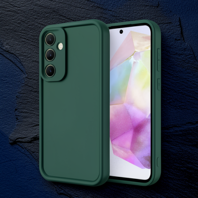 Samsung Galaxy A56 Kılıf Viera Silikon - Koyu Yeşil