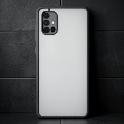 Samsung Galaxy A71 Kılıf Montreal Silikon Kapak - Gri
