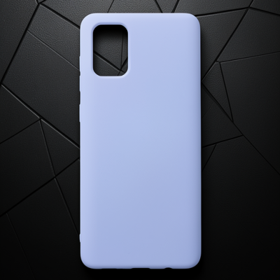 Samsung Galaxy A71 Kılıf Nano İçi Kadife Silikon - Lila