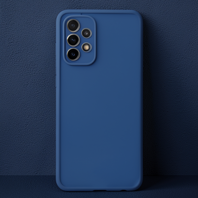 Samsung Galaxy A72 Kılıf Montreal Silikon Kapak - Lacivert
