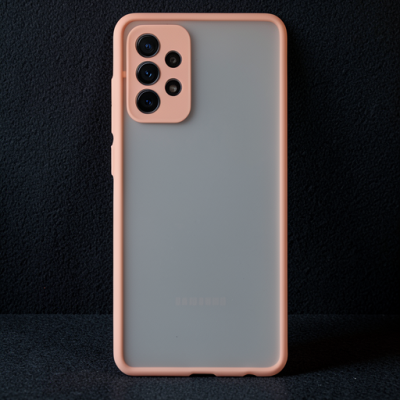 Samsung Galaxy A72 Kılıf Montreal Silikon Kapak - Pembe