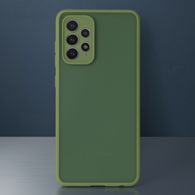 Samsung Galaxy A72 Kılıf Montreal Silikon Kapak - Yeşil