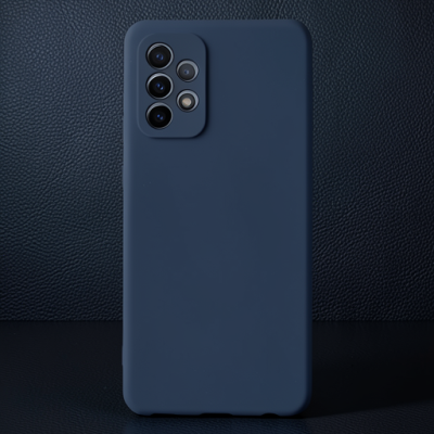 Samsung Galaxy A72 Kılıf Nano İçi Kadife Silikon - Lacivert