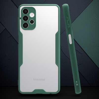 Samsung Galaxy A72 Kılıf Platin Silikon - Yeşil
