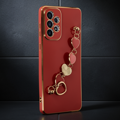 Samsung Galaxy A73 5g Kılıf Esila Silikon - Kırmızı
