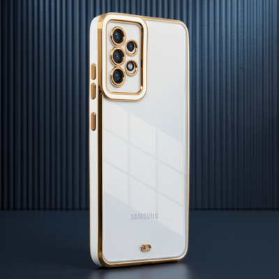 Samsung Galaxy A73 5g Kılıf Liva Lens Silikon - Beyaz