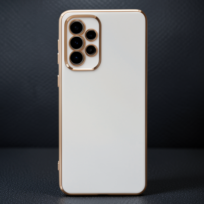 Samsung Galaxy A73 5g Kılıf Volet Silikon - Beyaz