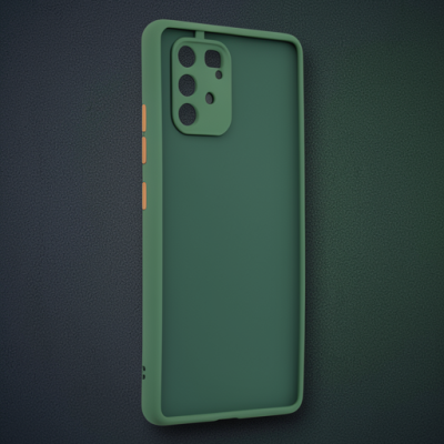 Samsung Galaxy A91 / S10 Lite Kılıf Montreal Silikon Kapak - Yeşil
