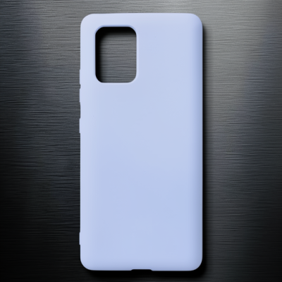 Samsung Galaxy A91 / S10 Lite Kılıf Nano İçi Kadife Silikon - Lila