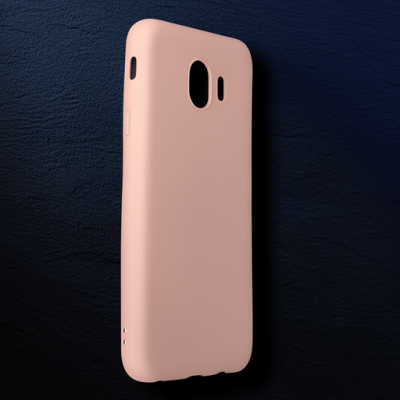 Samsung Galaxy J4 Kılıf First Silikon - Rose Gold