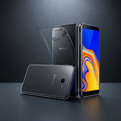 Samsung Galaxy J4 Plus Kılıf Lüx Şeffaf Silikon