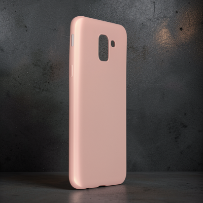 Samsung Galaxy J6 Kılıf First Silikon - Rose Gold