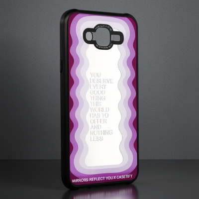 Samsung Galaxy J7 Kılıf Mirror Desenli Kapak - Mirror - 5