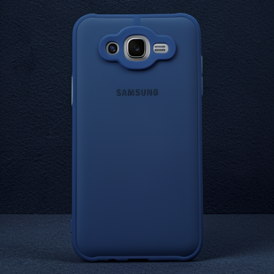 Samsung Galaxy J7 Kılıf Montreal Silikon Kapak - Lacivert