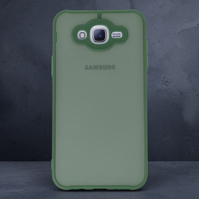 Samsung Galaxy J7 Kılıf Montreal Silikon Kapak - Yeşil