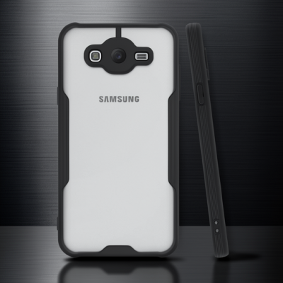 Samsung Galaxy J7 Kılıf Platin Silikon - Siyah