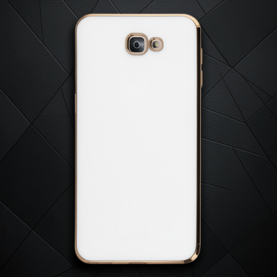 Samsung Galaxy J7 Prime Kılıf Volet Silikon - Beyaz