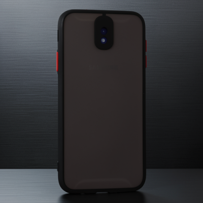 Samsung Galaxy J7 Pro / J730 Kılıf Montreal Silikon Kapak - Siyah