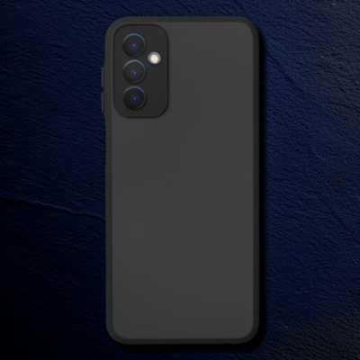 Samsung Galaxy M13 Kılıf Montreal Silikon Kapak - Siyah