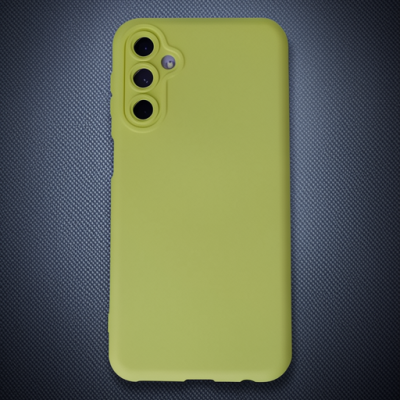 Samsung Galaxy M14 5g Kılıf Nano İçi Kadife Silikon - Sarı