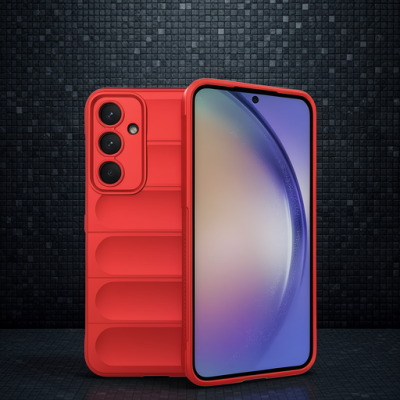 Samsung Galaxy M14 5g Kılıf Optimum Silikon - Kırmızı