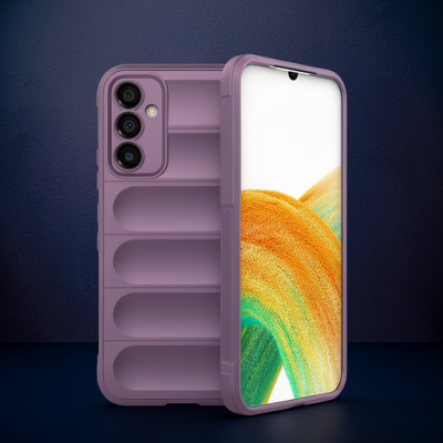 Samsung Galaxy M14 5g Kılıf Optimum Silikon - Mor