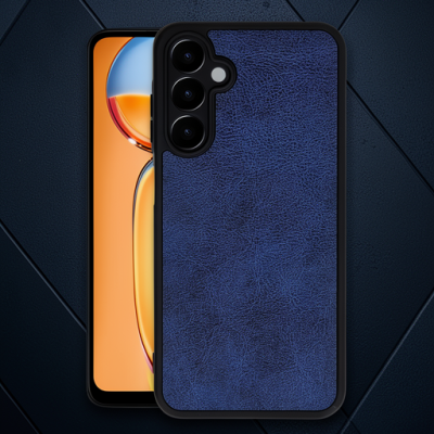 Samsung Galaxy M15 Kılıf Aras Deri Kapak - Lacivert