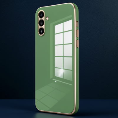 Samsung Galaxy M15 Kılıf Volet Silikon - Açık Yeşil