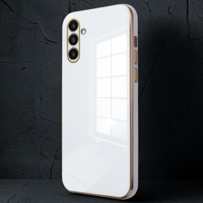 Samsung Galaxy M15 Kılıf Volet Silikon - Beyaz