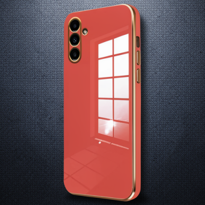 Samsung Galaxy M15 Kılıf Volet Silikon - Kırmızı