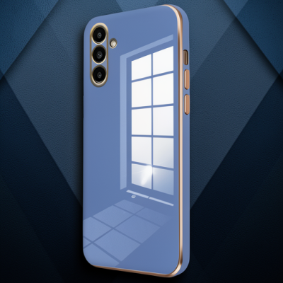 Samsung Galaxy M15 Kılıf Volet Silikon - Mavi