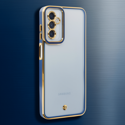 Samsung Galaxy M23 Kılıf Liva Lens Silikon - Mavi