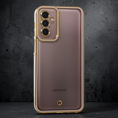 Samsung Galaxy M23 Kılıf Liva Lens Silikon - Pudra