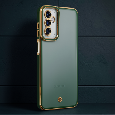 Samsung Galaxy M23 Kılıf Liva Lens Silikon - Yeşil