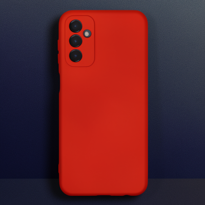 Samsung Galaxy M23 Kılıf Nano İçi Kadife Silikon - Kırmızı