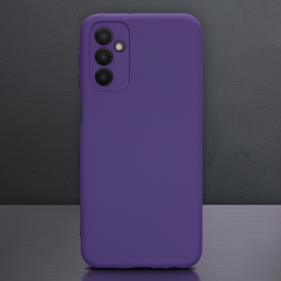 Samsung Galaxy M23 Kılıf Nano İçi Kadife Silikon - Mor