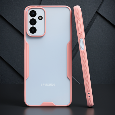 Samsung Galaxy M23 Kılıf Platin Silikon - Pembe