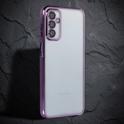 Samsung Galaxy M23 Kılıf Razer Lensli Silikon - Mor