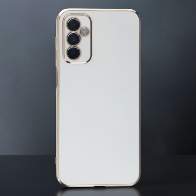 Samsung Galaxy M23 Kılıf Volet Silikon - Beyaz