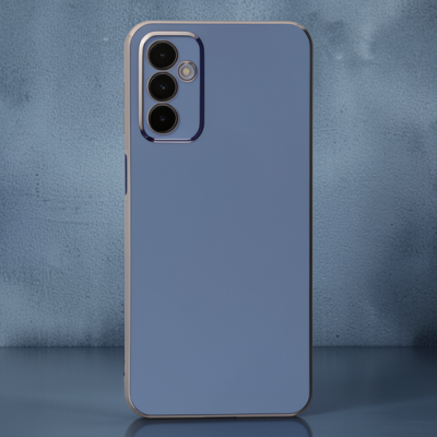 Samsung Galaxy M23 Kılıf Volet Silikon - Mavi