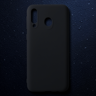Samsung Galaxy M30 Kılıf First Silikon - Siyah