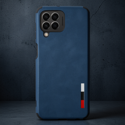 Samsung Galaxy M33 Kılıf Loop Deri Silikon - Lacivert