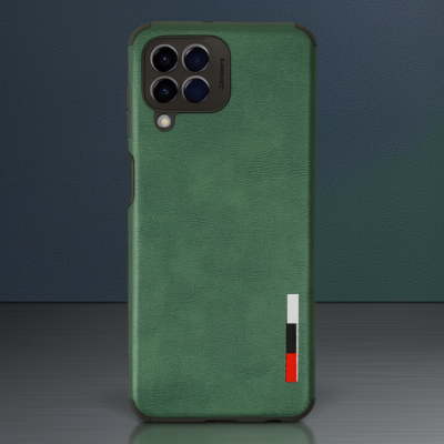 Samsung Galaxy M33 Kılıf Loop Deri Silikon - Yeşil