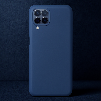 Samsung Galaxy M33 Kılıf Nano İçi Kadife Silikon - Lacivert