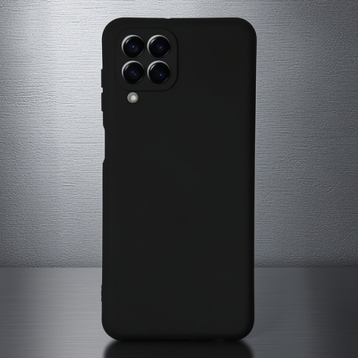 Samsung Galaxy M33 Kılıf Nano İçi Kadife Silikon - Siyah