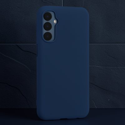 Samsung Galaxy M34 5g Kılıf First Silikon - Lacivert